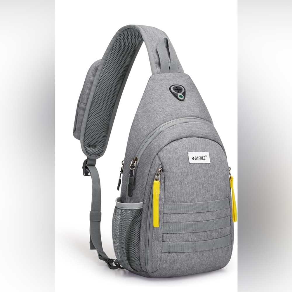 Sling Bag RFID Blocking Crossbody Backpack Travel Hiking Daypack for Women Men